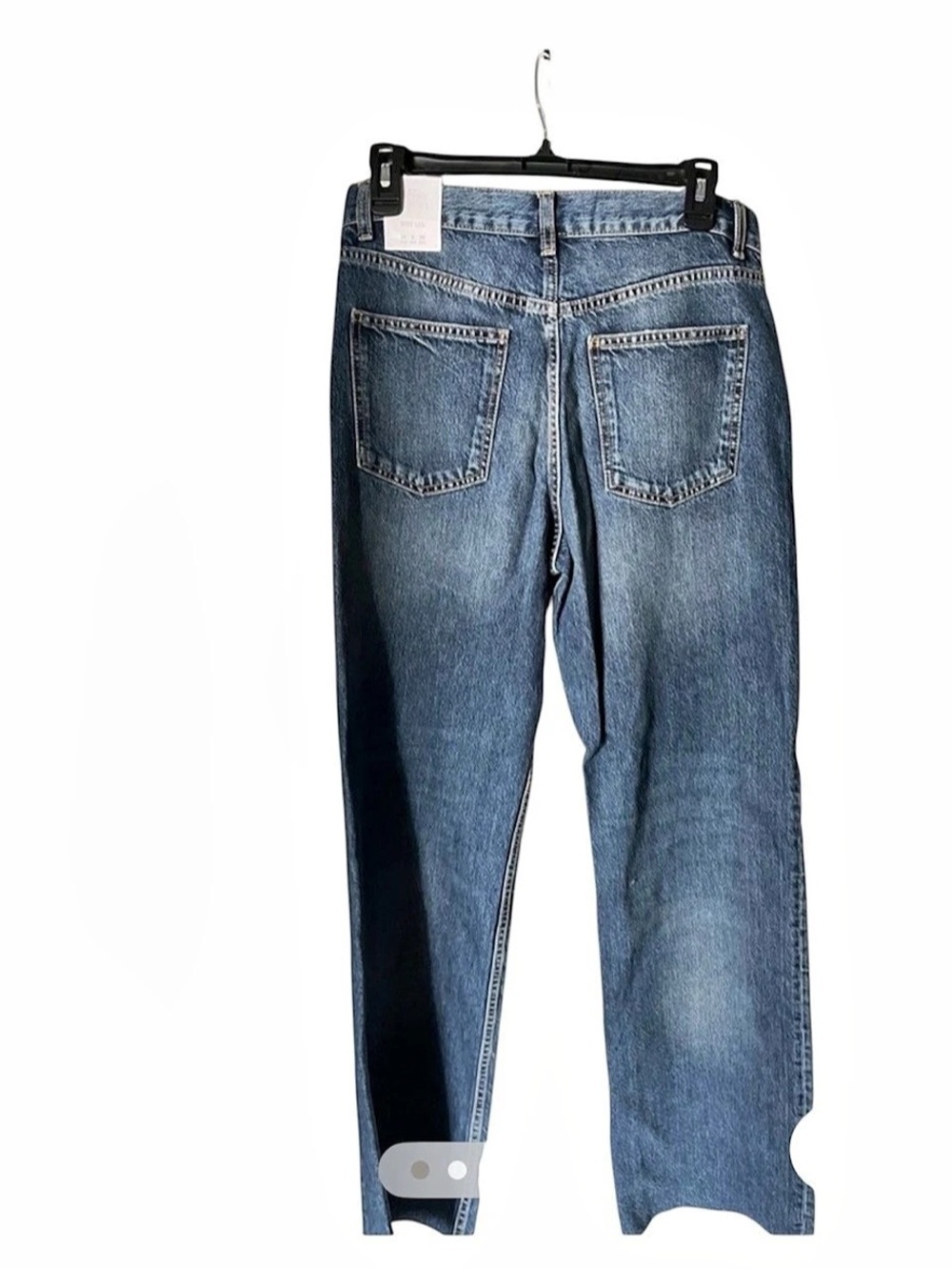 Zara Wide Leg Jeans Blue Size 6 NWT - Picture 2 of 3